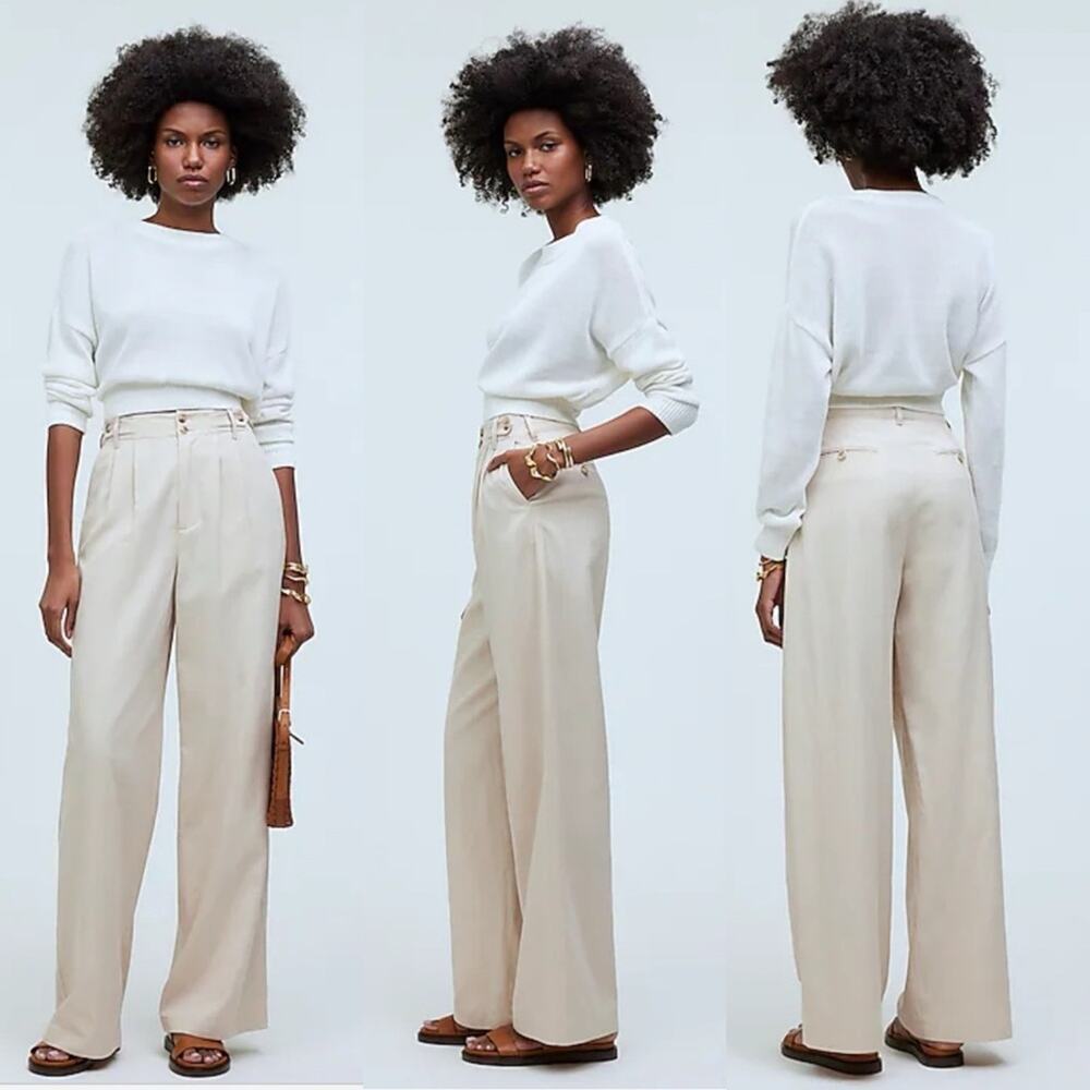 Madewell Harlow Wide Leg Pants Harvest Moon